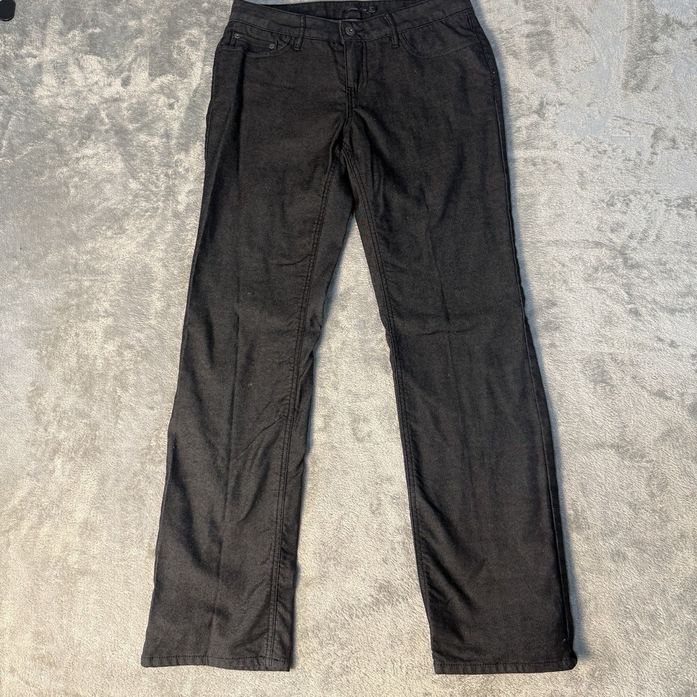 prAna Women Black Casual Outdoor Travel Straight Leg Pants Size 6 / 31x32
